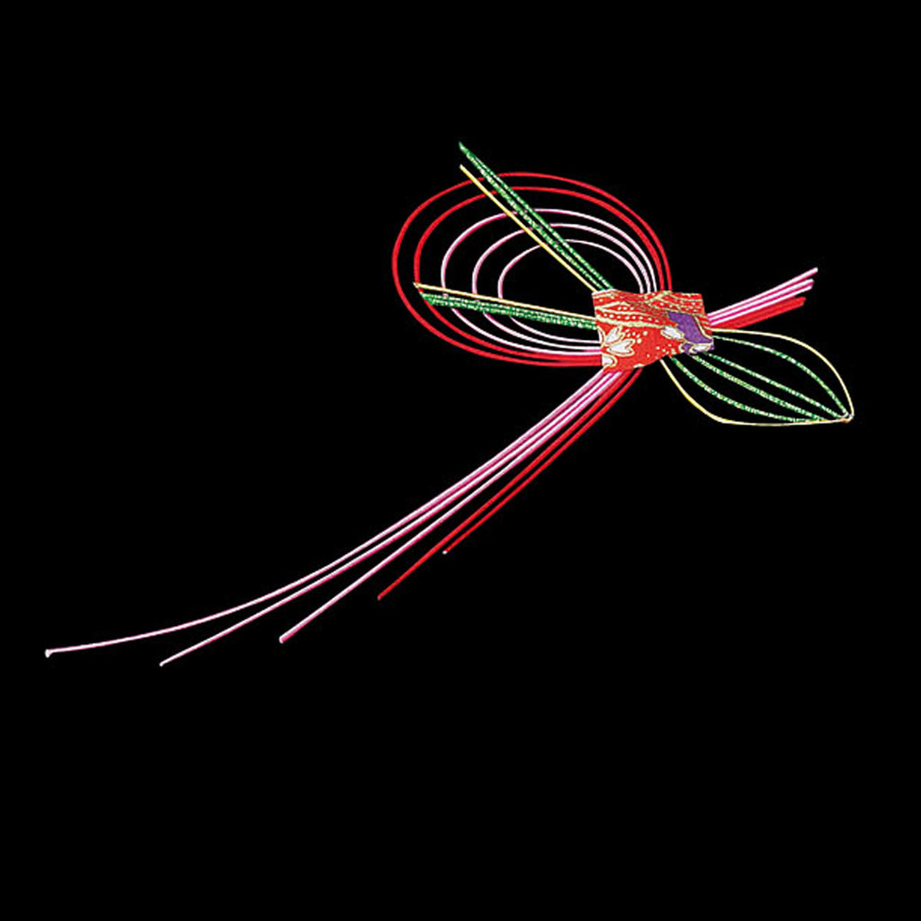 Mizuhiki decoration with double-sided tape [Yuzen] (100 pieces