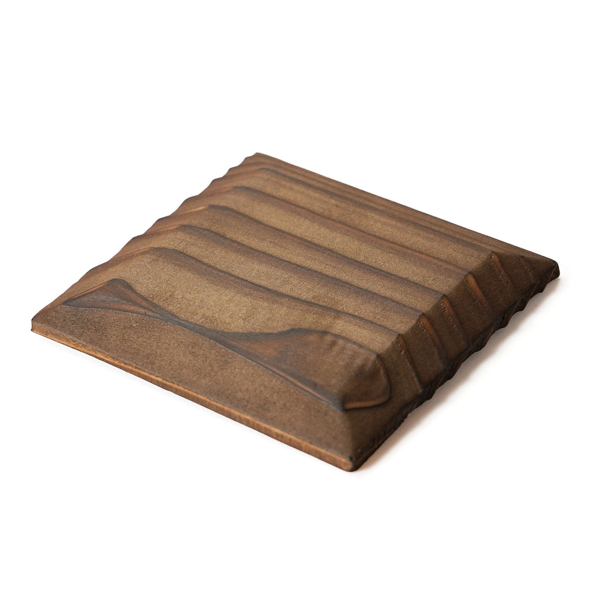 Burnt cedar chawanmushi tray
