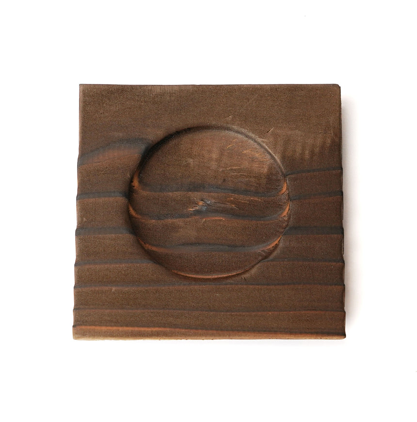 Burnt cedar chawanmushi tray