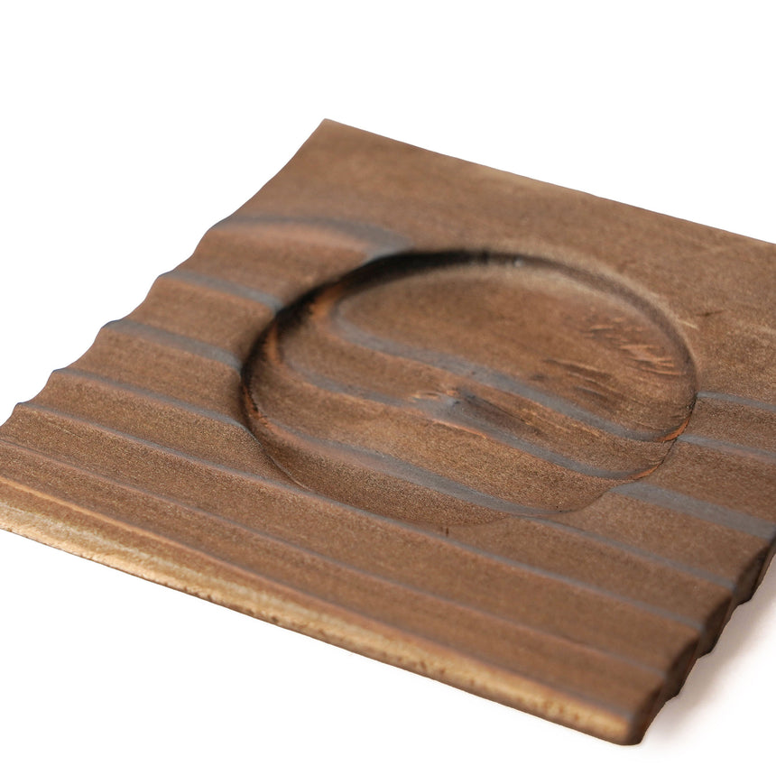 Burnt cedar chawanmushi tray