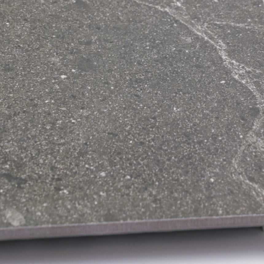 石紋(せきもん)板皿(黒)　