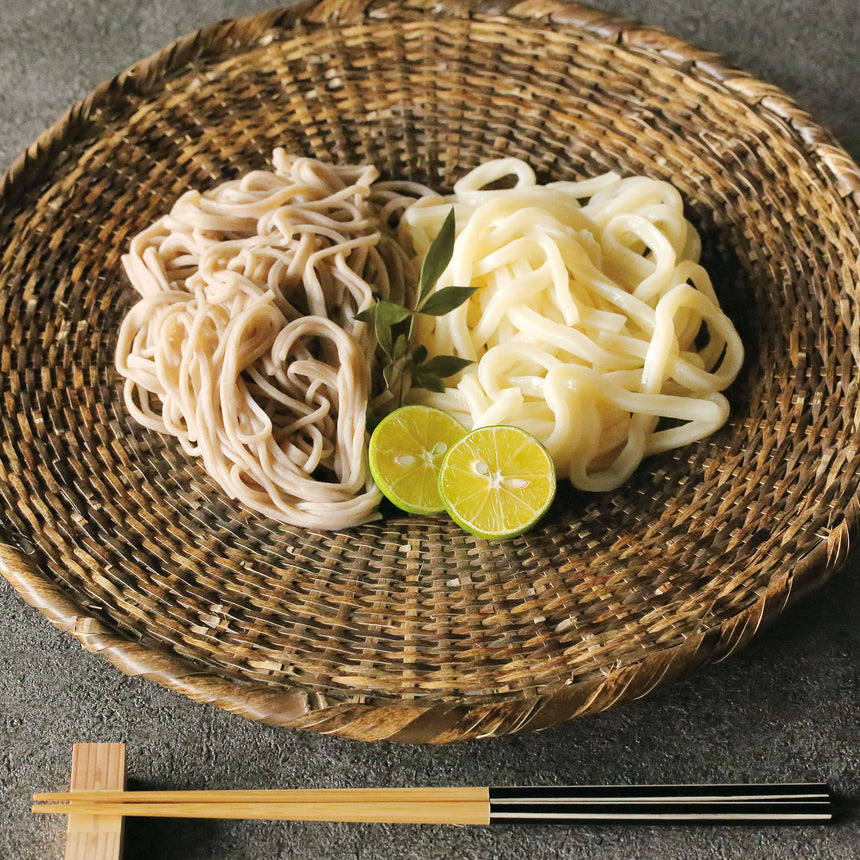 黒竹・編み蕎麦ざる