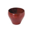 木製デザートカップ 赤摺