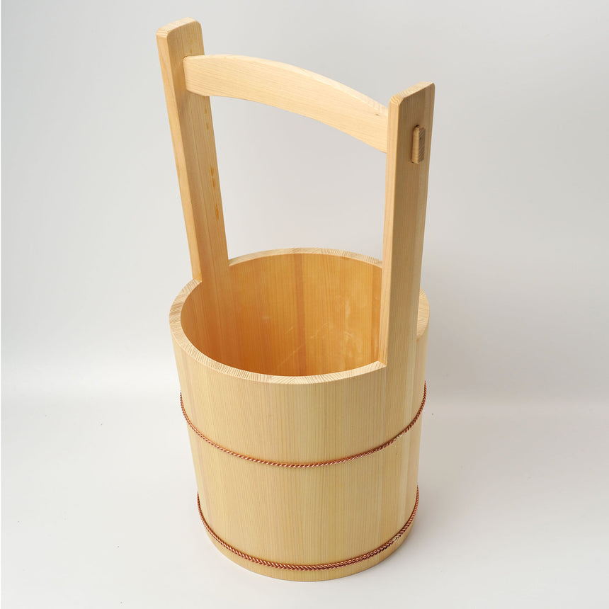 Sawara wood and bucket