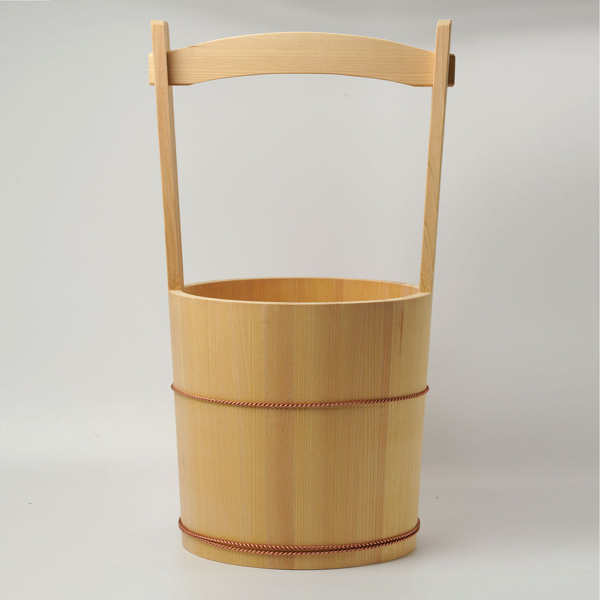 Sawara wood and bucket