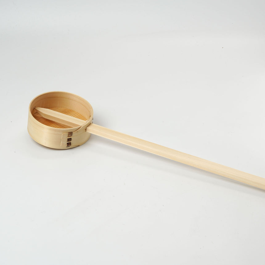 Sawara wood and ladle