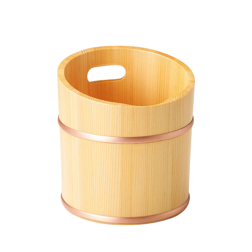 椹・竹型ワインクーラー（銅タガ）