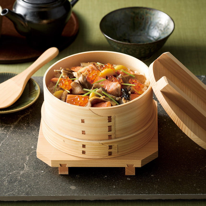 白木ワッパせいろ(ハカマ付)15Bセット