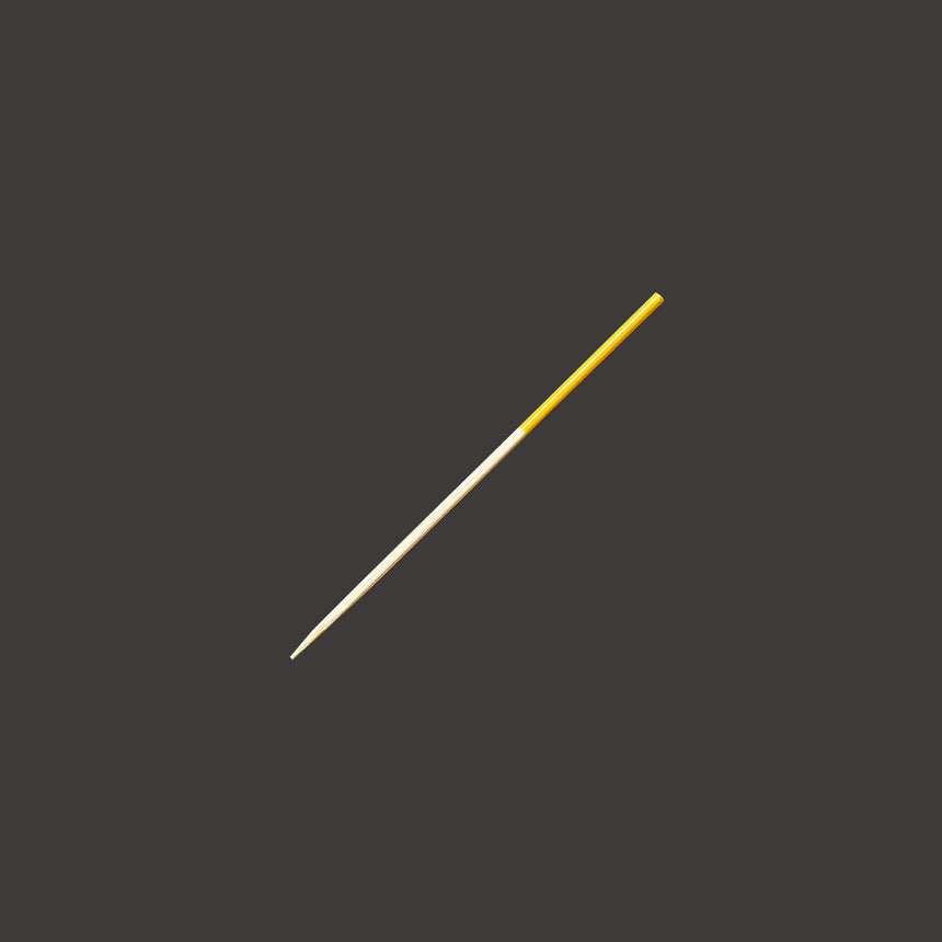 彩り竹丸串(100本入) 細 (黄)