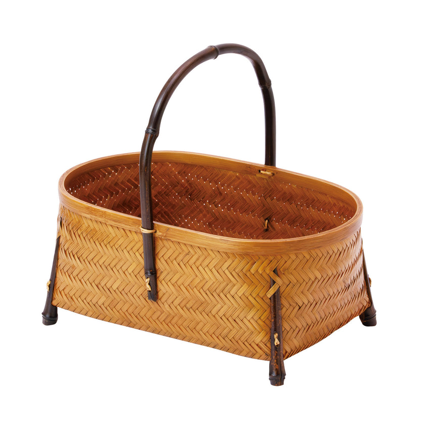 上竹細工・手付長角篭