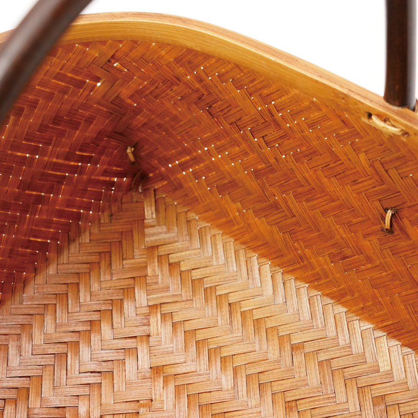 上竹細工・手付長角篭