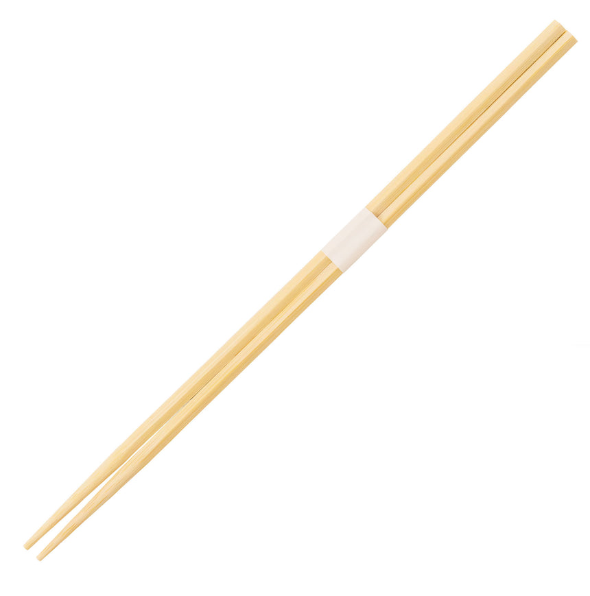 白竹箸 細六角 100膳 *白帯付