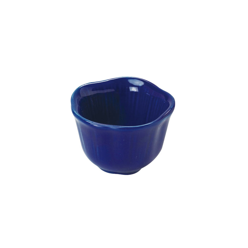 Small bellflower-shaped tableware, blue