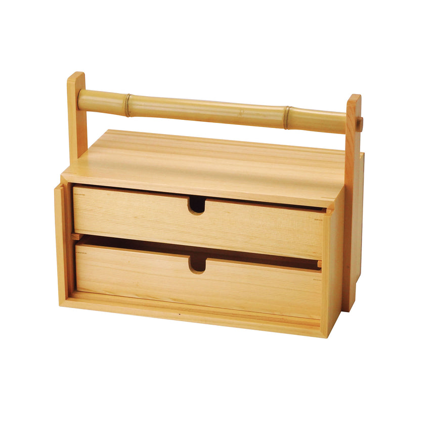 Hinoki Okamochi Bento Box (2 Tiers) (No Watermark)