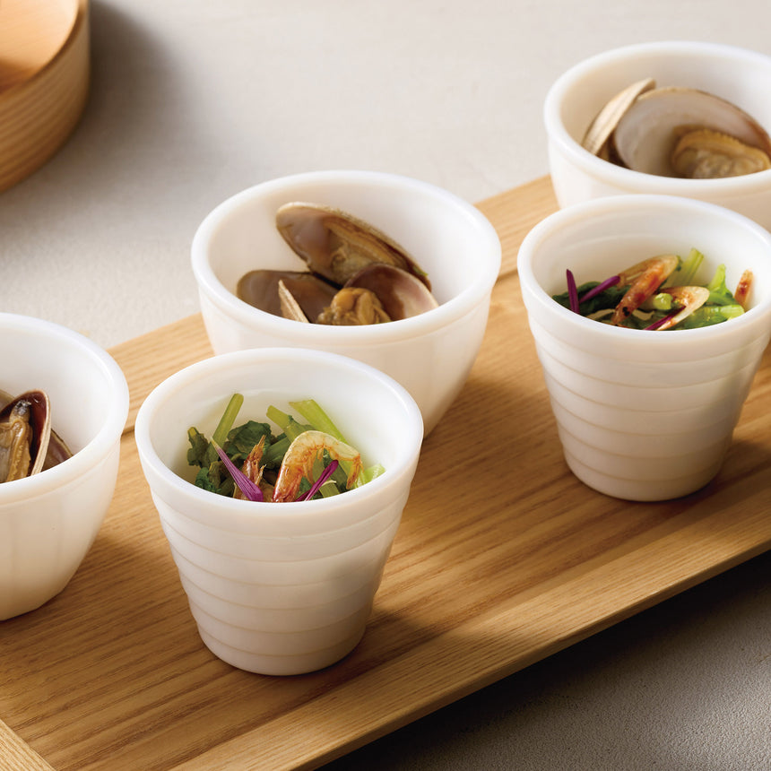 砡(ぎょく)ガラス 小鉢（縞）