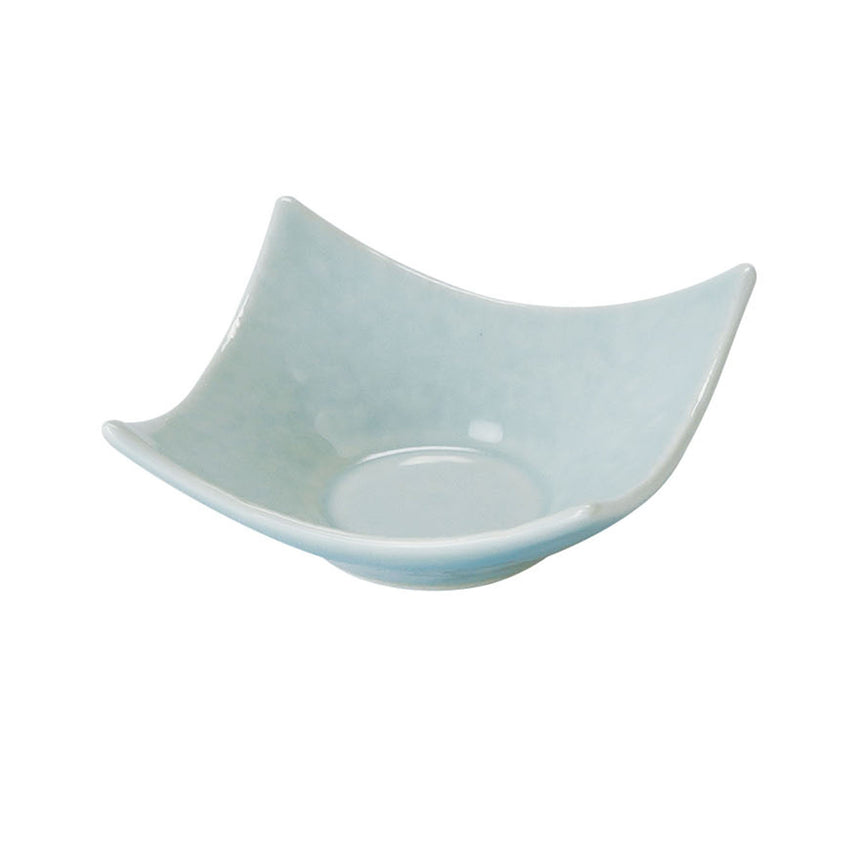 Stone-grained square small piece (medium) Blue-white porcelain