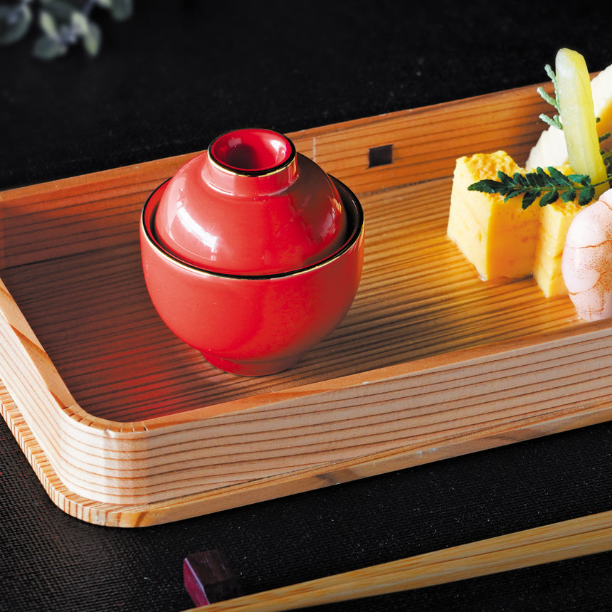 小わん珍味入　朱
