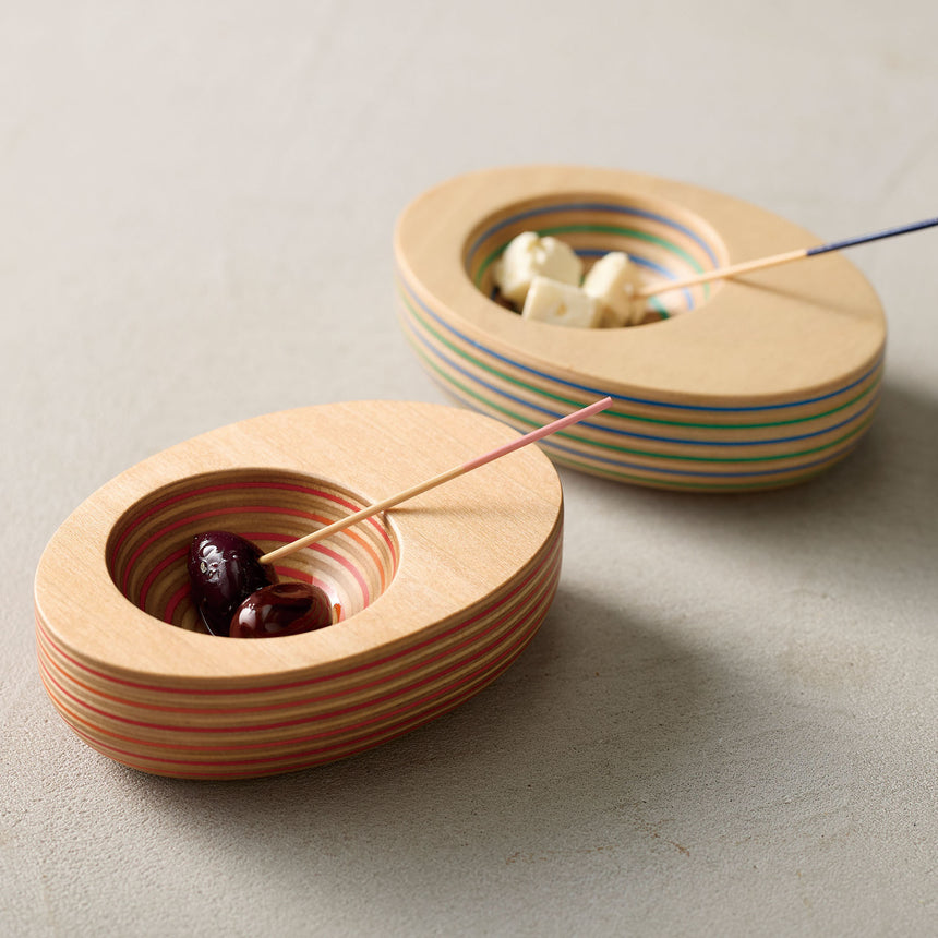 彩層たまご小鉢（赤・橙）