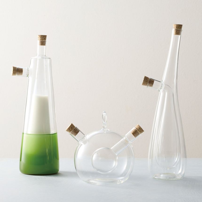 硝子・２層フラスコボトル（丸）