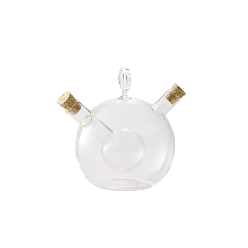 硝子・２層フラスコボトル（丸）