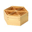 Hinoki hexagonal kumiko box