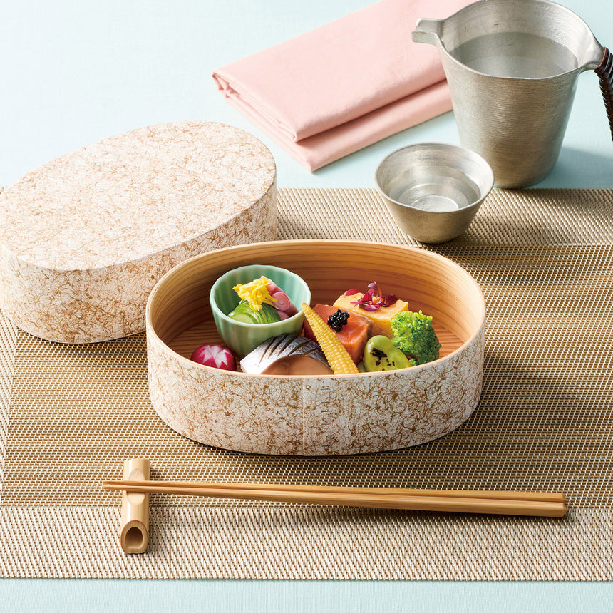 Reinforced coating, Wappa food box (random white thread)