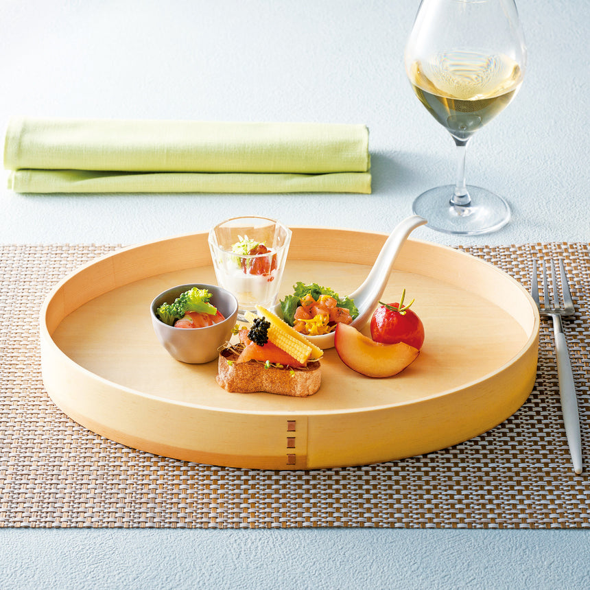 白木・わっぱ盛器 楕円