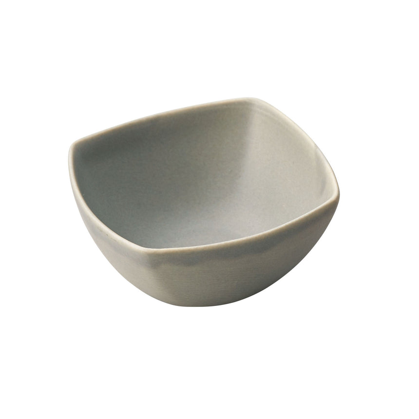 ラウンド角小鉢　アッシュグレー