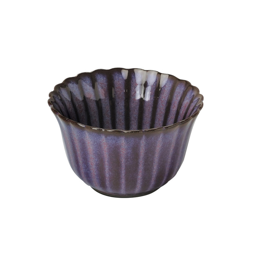 珍味入れ　紫交趾菊葉型珍味入れ10客 珍味入れ 紫交趾菊葉型珍味入れ10客 珍味入れ 紫交趾菊