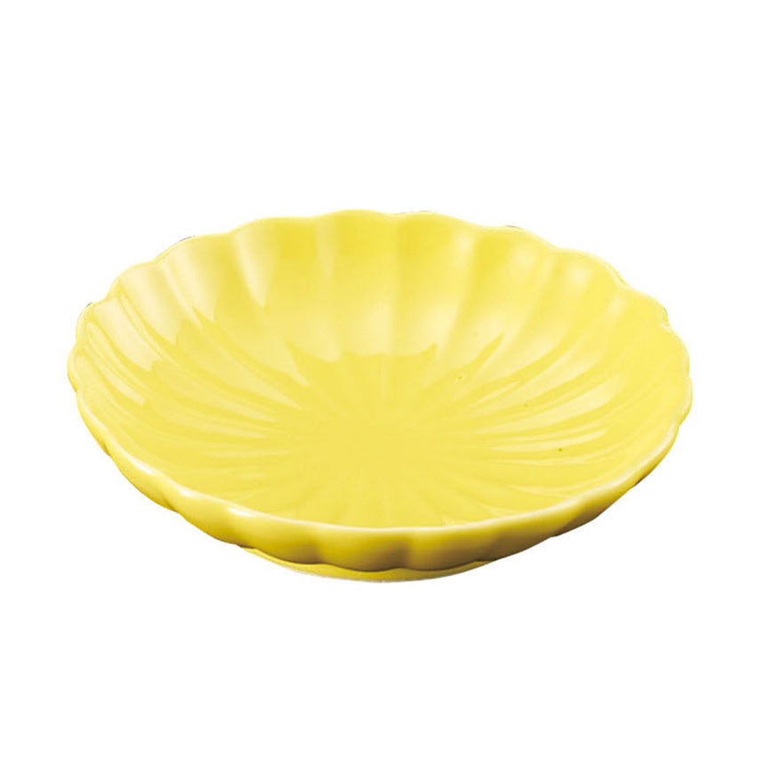 ひな菊平皿　黄