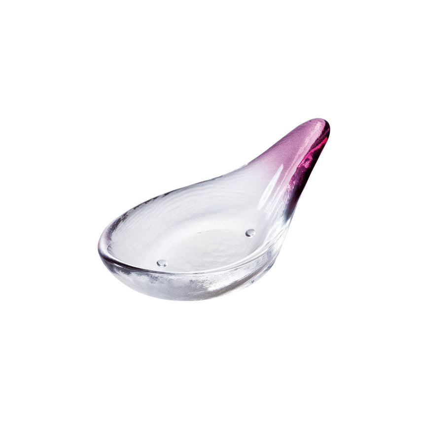 硝子ミニ小鉢　彩りレンゲ　浅紫