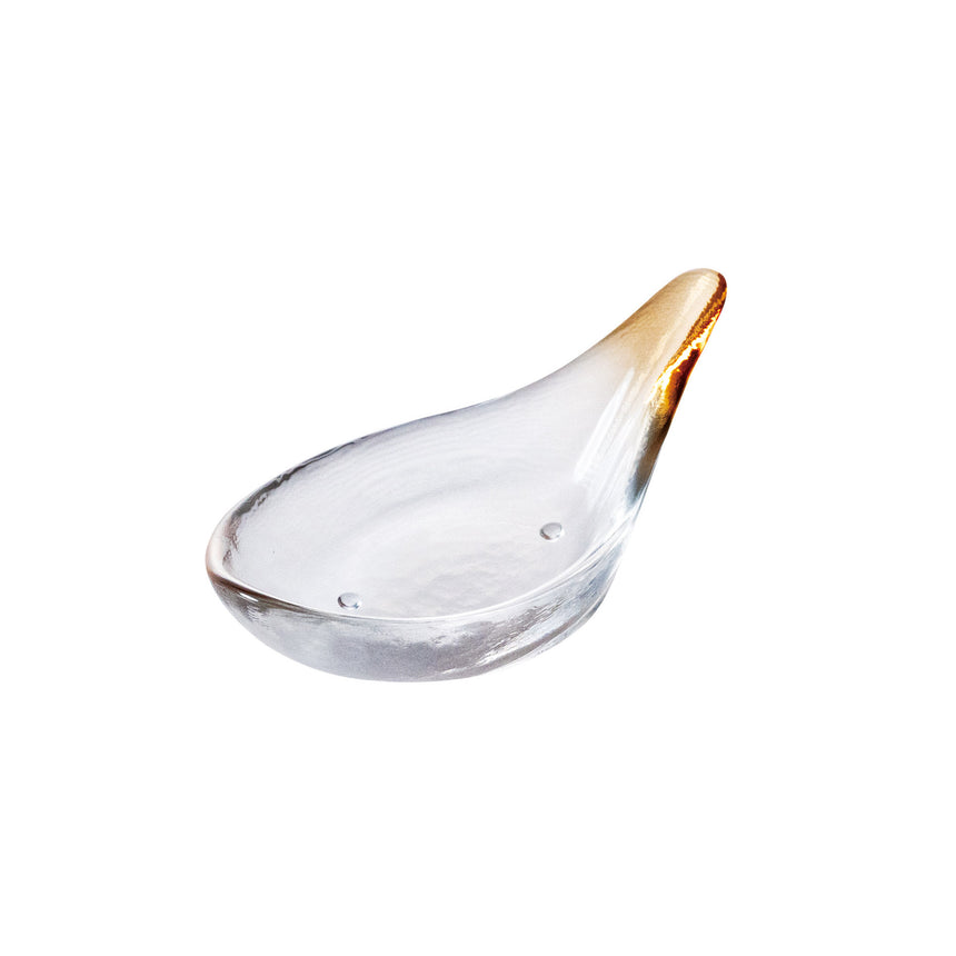 硝子ミニ小鉢　彩りレンゲ　琥珀