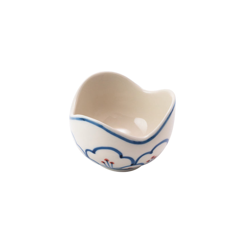 華・三ツ山珍味小付　紺