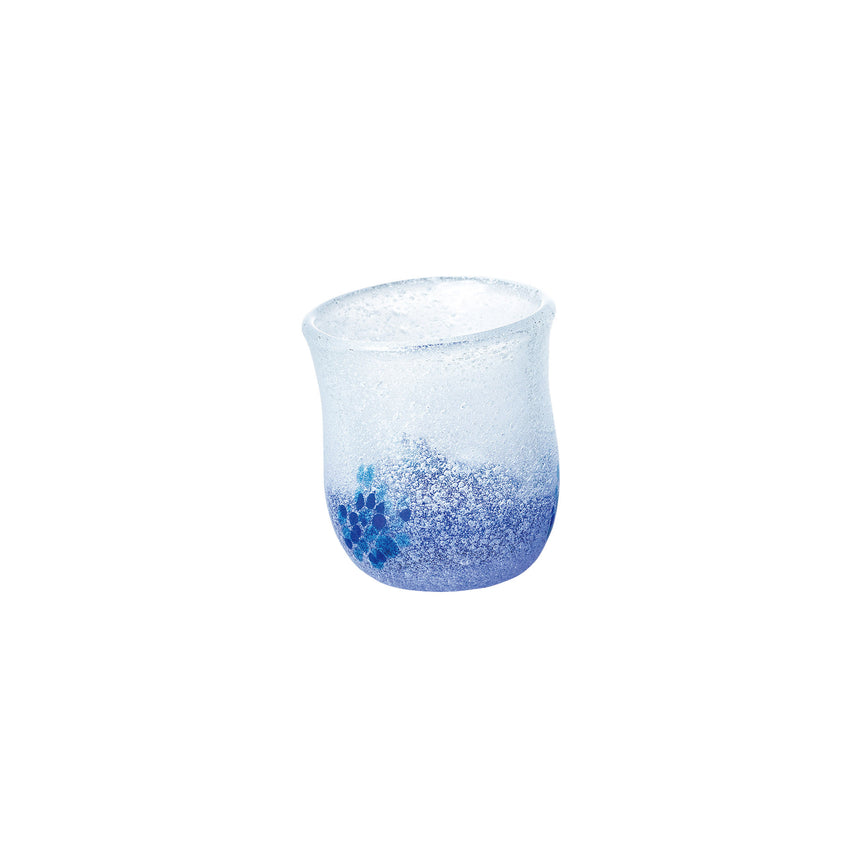 琉球ガラス（泡雫）千代口（青）