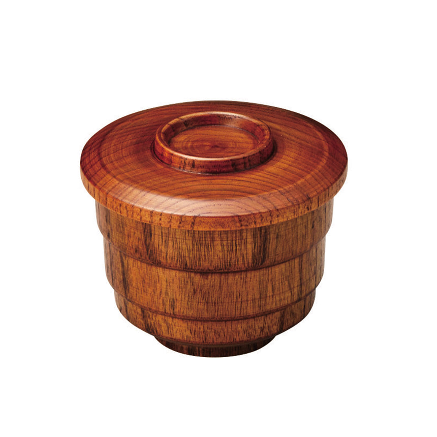 木製・蓋付飯椀 目摺り