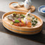 Sawara oval serving bucket (stainless steel) with strainer