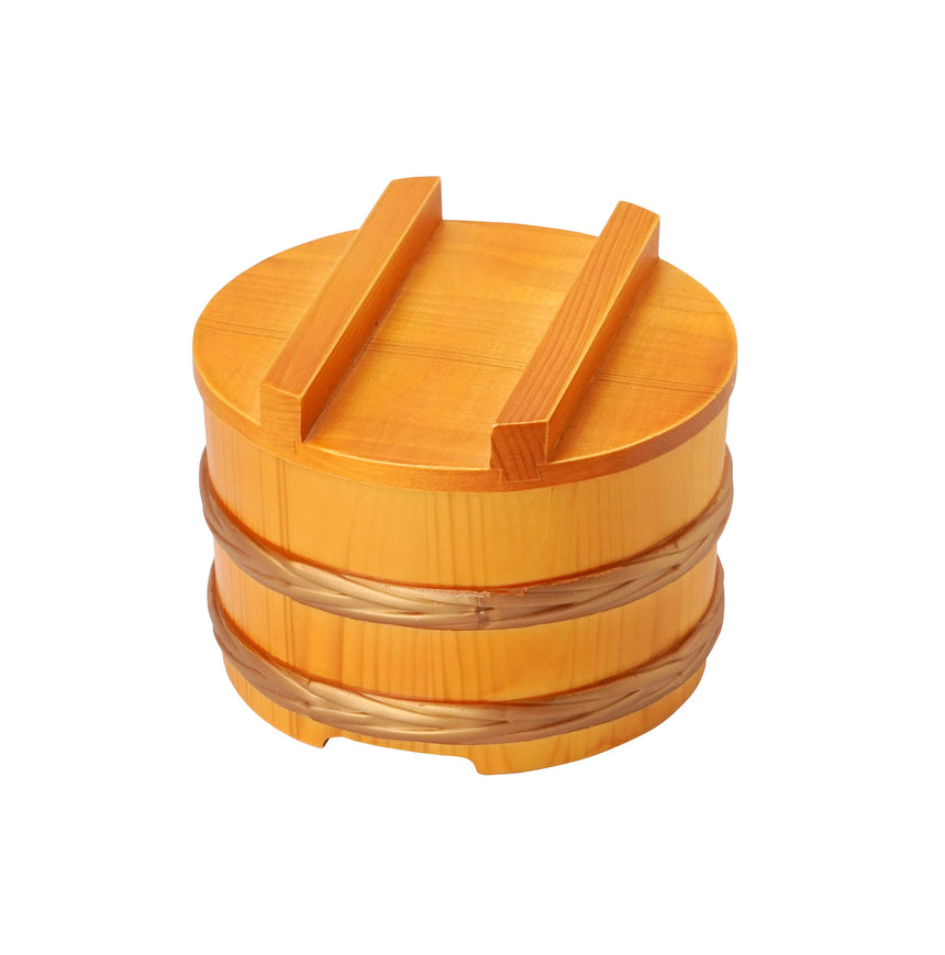 Bucket-shaped rice cooker (sawara color)