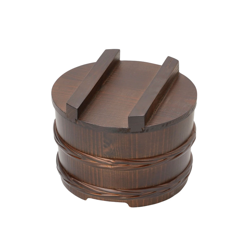 Bucket-shaped rice cooker (ancient color)