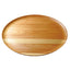 Large round cedar plate (clear)