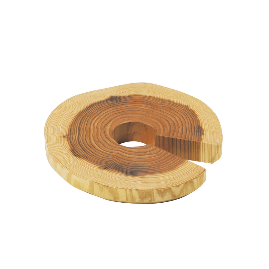 杉・鍵穴年輪皿