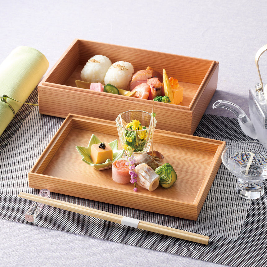 おはこ料理箱・二段トレイタイプ