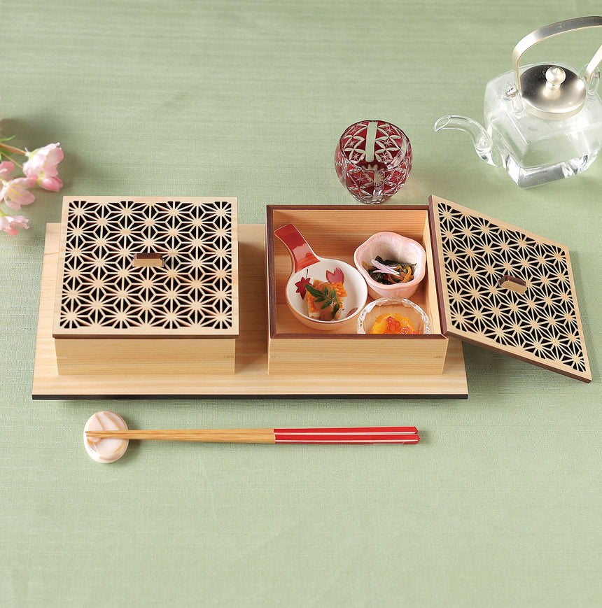 ひのき一双料理箱