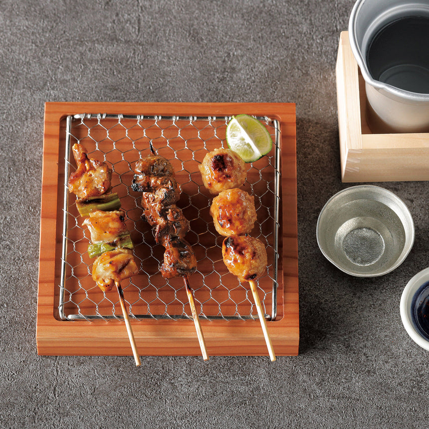 串焼き受皿 正角・クリアー