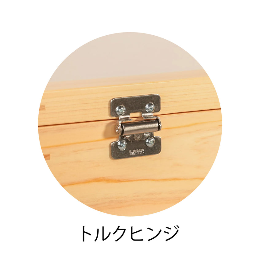 Food box torque hinge specification clear
