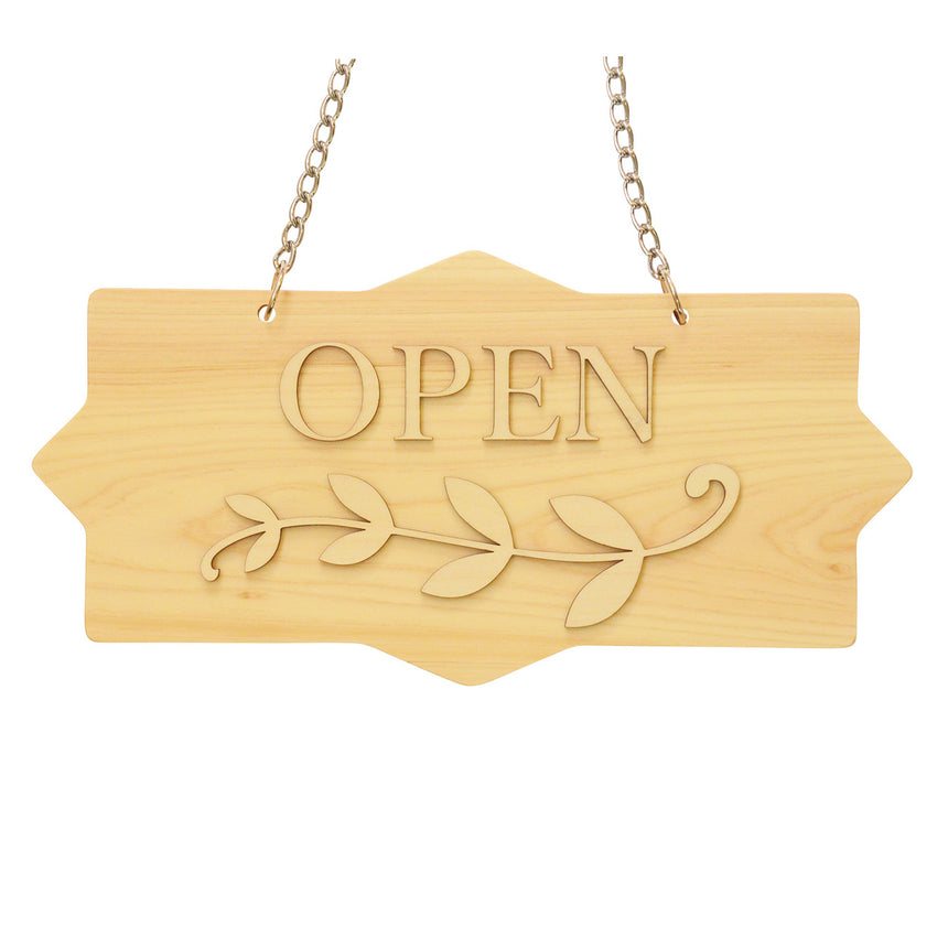 OPEN/CLOSE plate (letter A type)