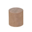 Wood grain tea canister, walnut