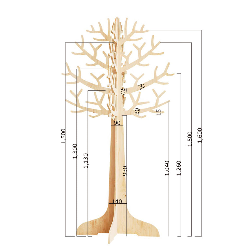 Wooden object HP Tree (unpainted)