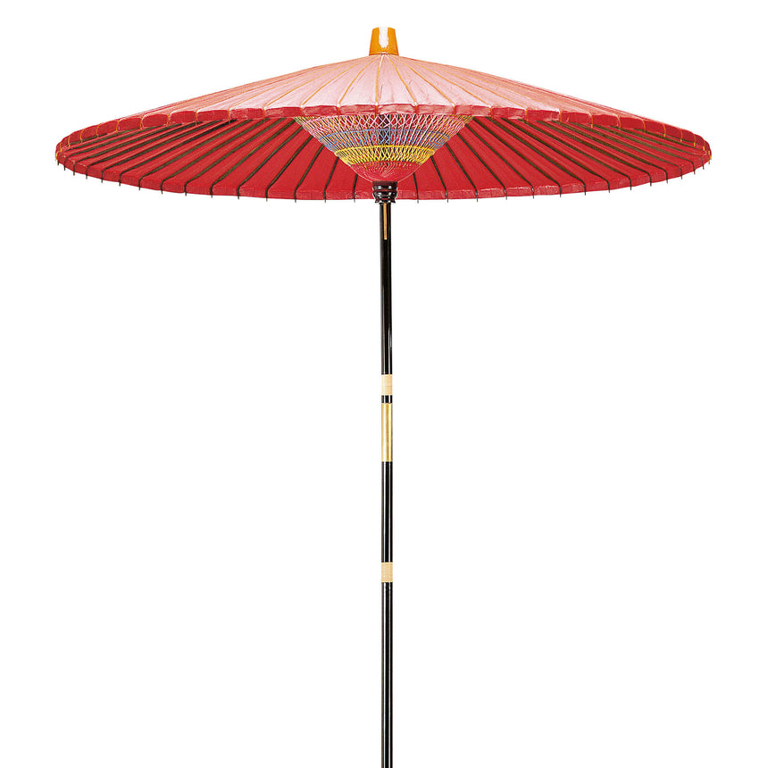 木製、野点傘の立台・高さ60㎝、横48㎝-