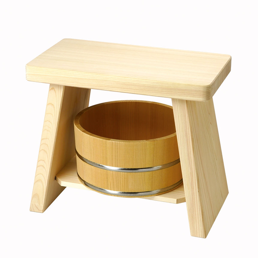 Hinoki New Bath Stool