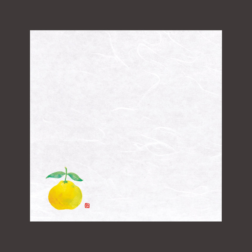 Unryu Washi Paper 4-inch Unryu Paper, Yuzu, 100 sheets
